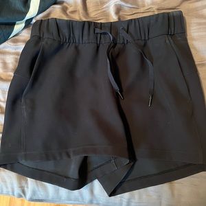 Black lulu dress shorts